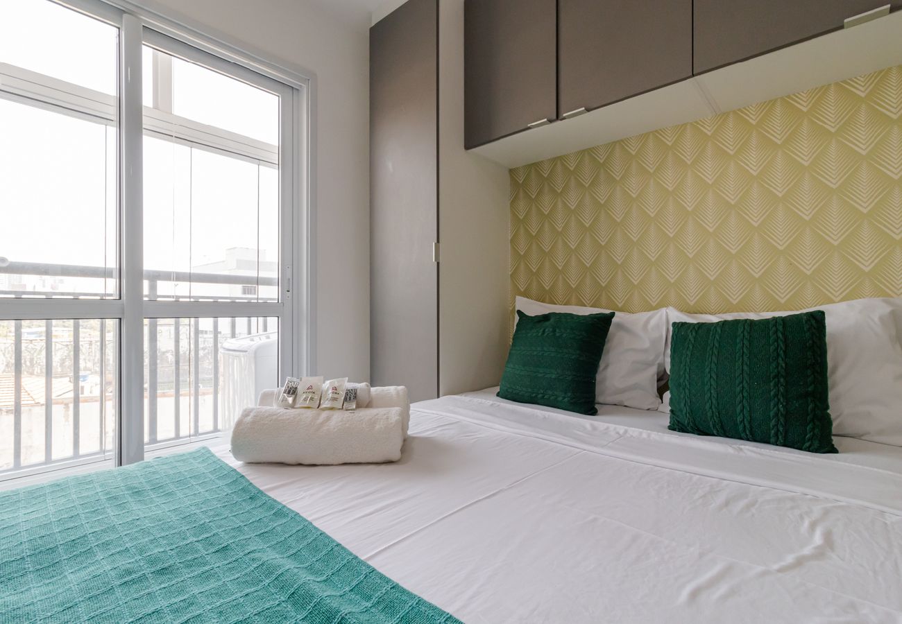 Apartamento em São Paulo - Flat no Tatuapé com Wi-Fi, academia e Pet Friendly Apartamento em São Paulo - Flat no Tatuapé com Wi-Fi, academia e Pet Friendly