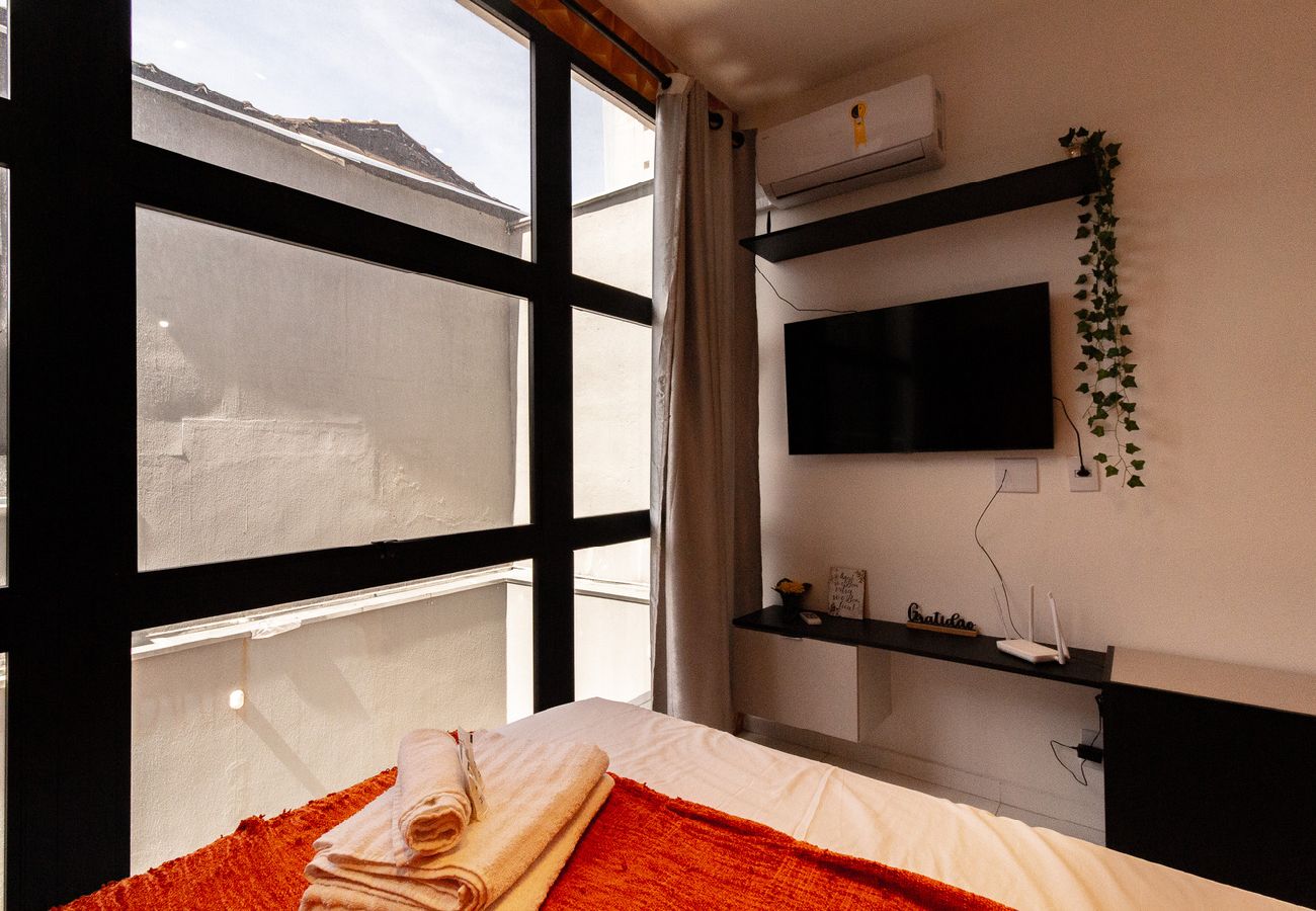 Apartamento em São Paulo - Flat no Tatuapé com Wi-Fi, academia e Smart Lock Apartamento em São Paulo - Flat no Tatuapé com Wi-Fi, academia e Smart Lock