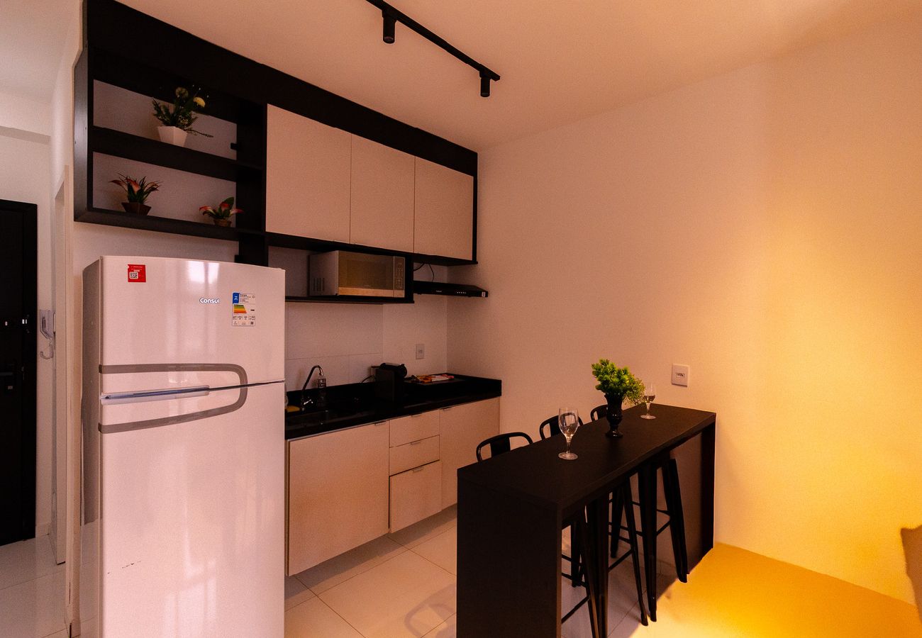 Apartamento em São Paulo - Flat no Tatuapé com Wi-Fi, academia e Smart Lock Apartamento em São Paulo - Flat no Tatuapé com Wi-Fi, academia e Smart Lock