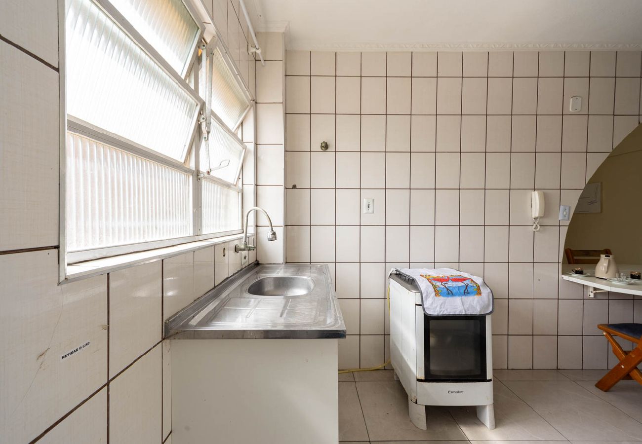 Apartamento em Praia Grande - Apto Beira-mar c/ Vista Lateral e Garagem Apartamento em Praia Grande - Apto Beira-mar c/ Vista Lateral e Garagem