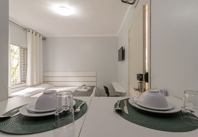 Apartamento em São Paulo - 09 Studio prox Expo, Berrini e Congonhas Apartamento em São Paulo - 09 Studio prox Expo, Berrini e Congonhas