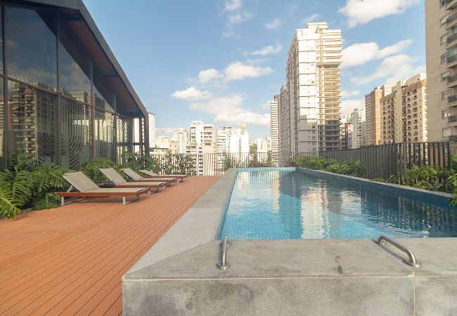 Apartamento em São Paulo - Loft em Perdizes c Varanda, Academia e Piscina Apartamento em São Paulo - Loft em Perdizes c Varanda, Academia e Piscina
