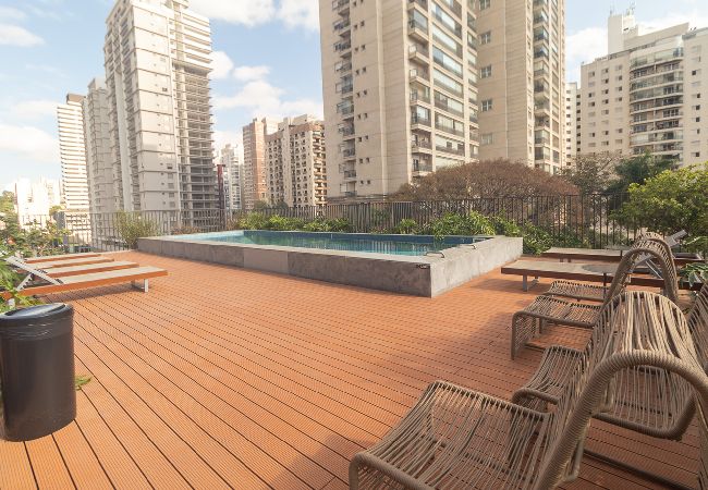 Apartamento em São Paulo - Loft em Perdizes c Varanda, Academia e Piscina Apartamento em São Paulo - Loft em Perdizes c Varanda, Academia e Piscina