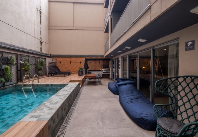 Apartamento em Rio de Janeiro - 4 minutos do Arcos da Lapa | M404B Apartamento em Rio de Janeiro - 4 minutos do Arcos da Lapa | M404B