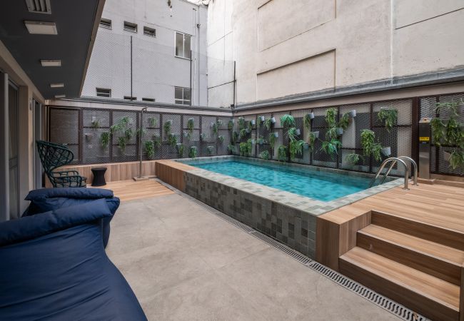 Apartamento em Rio de Janeiro - 4 minutos do Arcos da Lapa | M404B Apartamento em Rio de Janeiro - 4 minutos do Arcos da Lapa | M404B