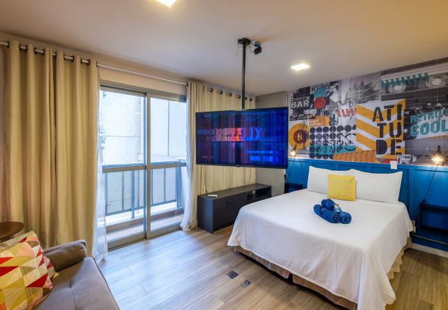 Apartamento em Rio de Janeiro - 4 minutos do Arcos da Lapa | M404B Apartamento em Rio de Janeiro - 4 minutos do Arcos da Lapa | M404B