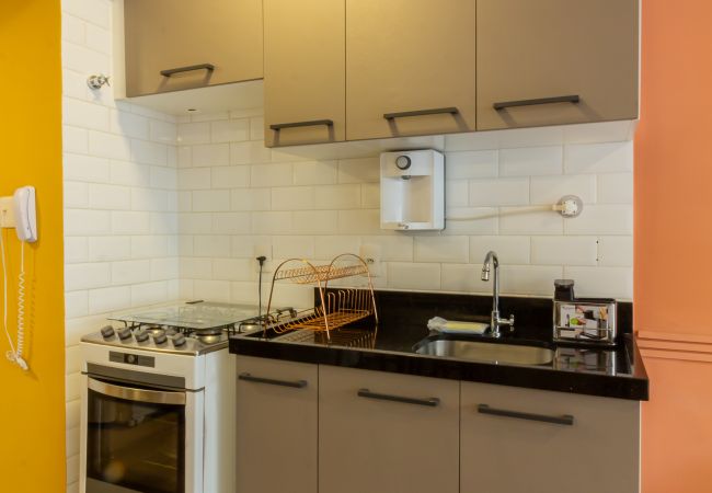 Apartamento em Rio de Janeiro - 4 minutos do Arcos da Lapa | M404B Apartamento em Rio de Janeiro - 4 minutos do Arcos da Lapa | M404B