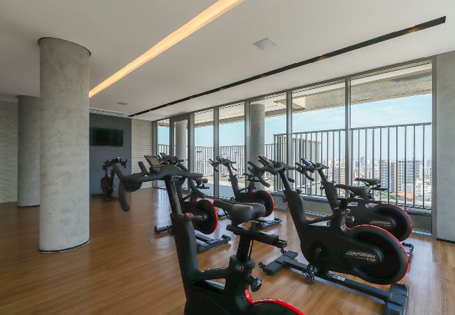 Apartamento em São Paulo - Flat moderno perto do metrô e do Parque Ibirapuera Apartamento em São Paulo - Flat moderno perto do metrô e do Parque Ibirapuera