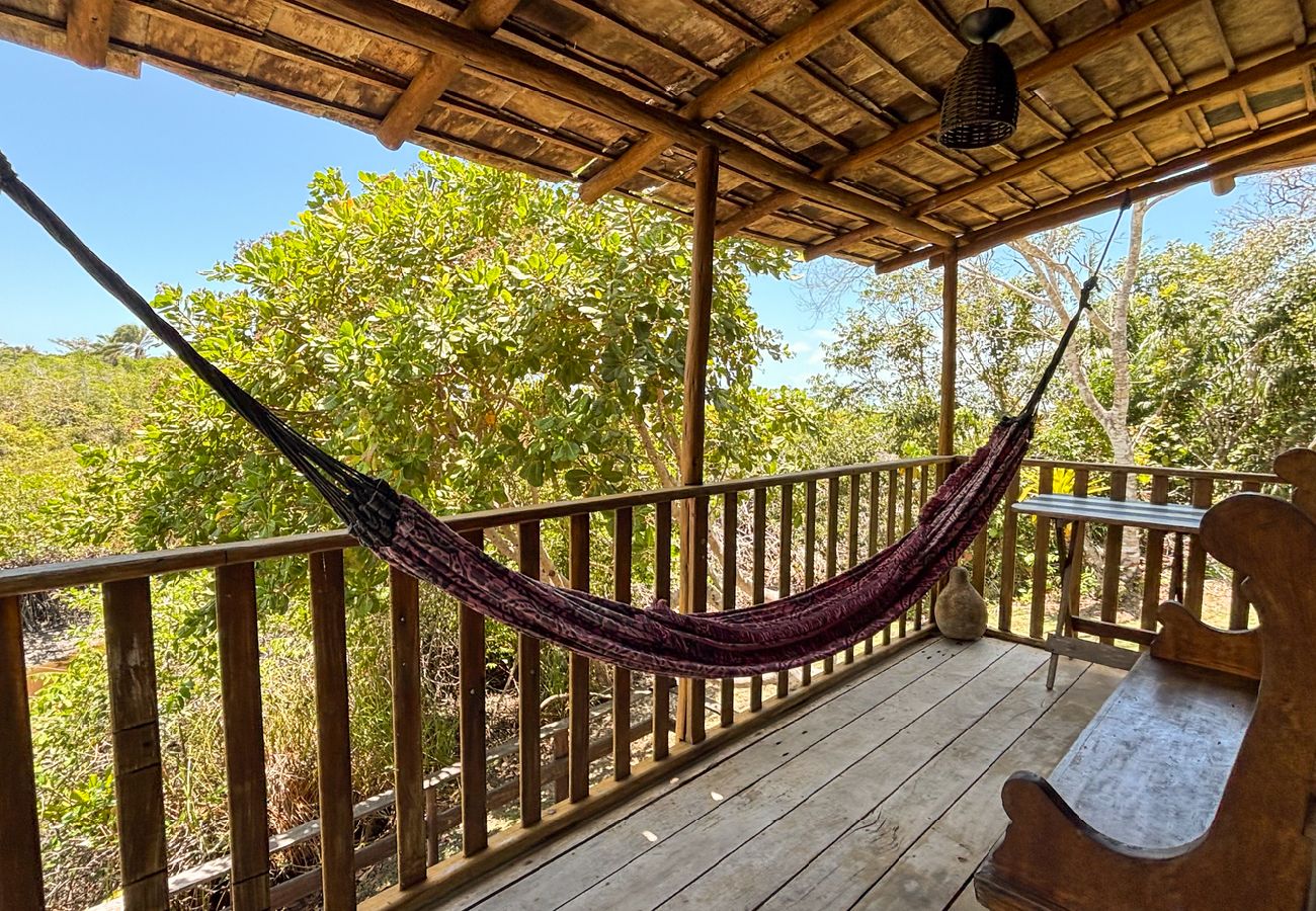 Apartamento em Salvador - Bangalô à beira da lagoa, 200m da Praia - Corumbau