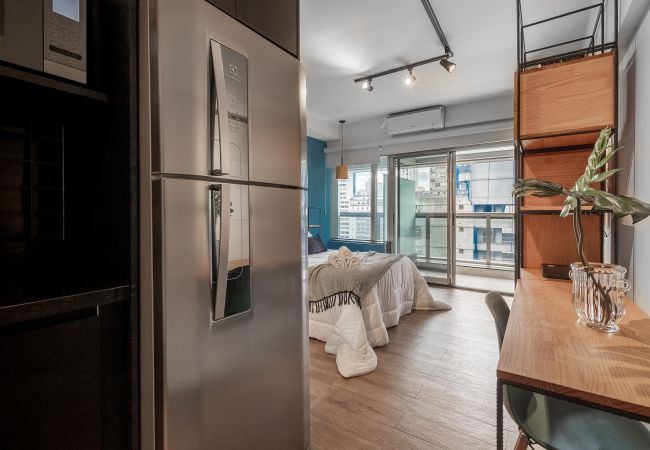 Studio in São Paulo - REP1204 - Luxury Studio City View 50mts From Subway Studio in São Paulo - REP1204 - Luxury Studio City View 50mts From Subway
