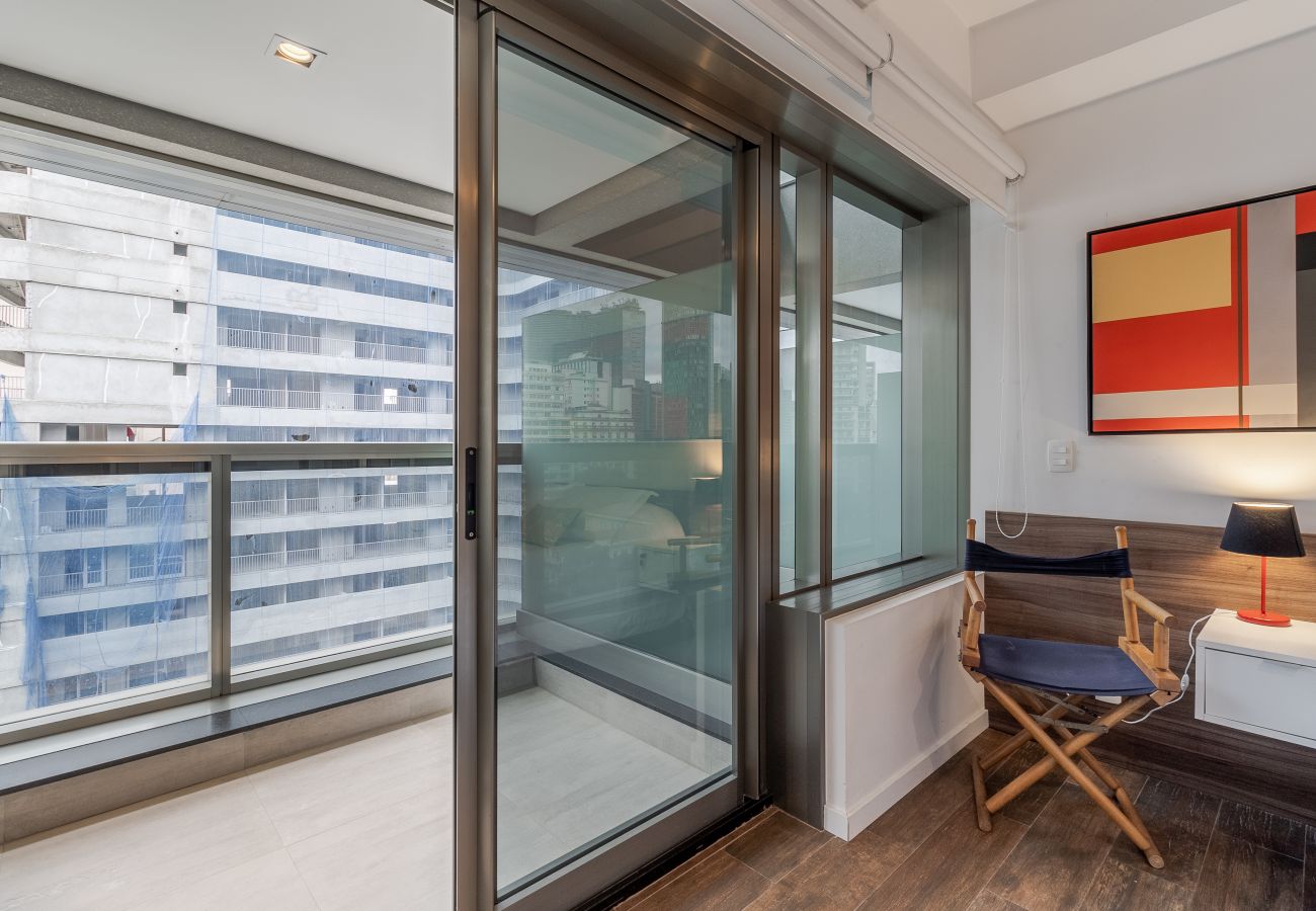 Studio in São Paulo - REP1203 - New Studio 50mts From Subway With Amazing View Studio in São Paulo - REP1203 - New Studio 50mts From Subway With Amazing View