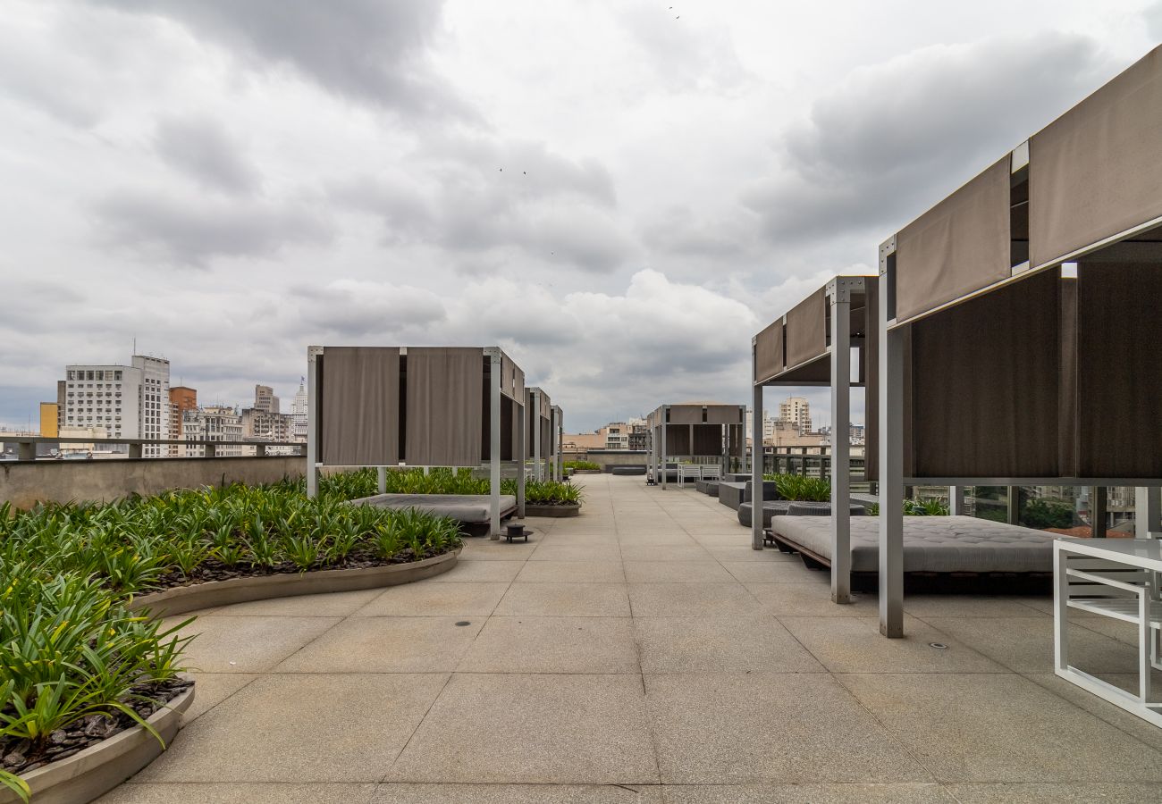 Studio in São Paulo - REP1203 - New Studio 50mts From Subway With Amazing View Studio in São Paulo - REP1203 - New Studio 50mts From Subway With Amazing View