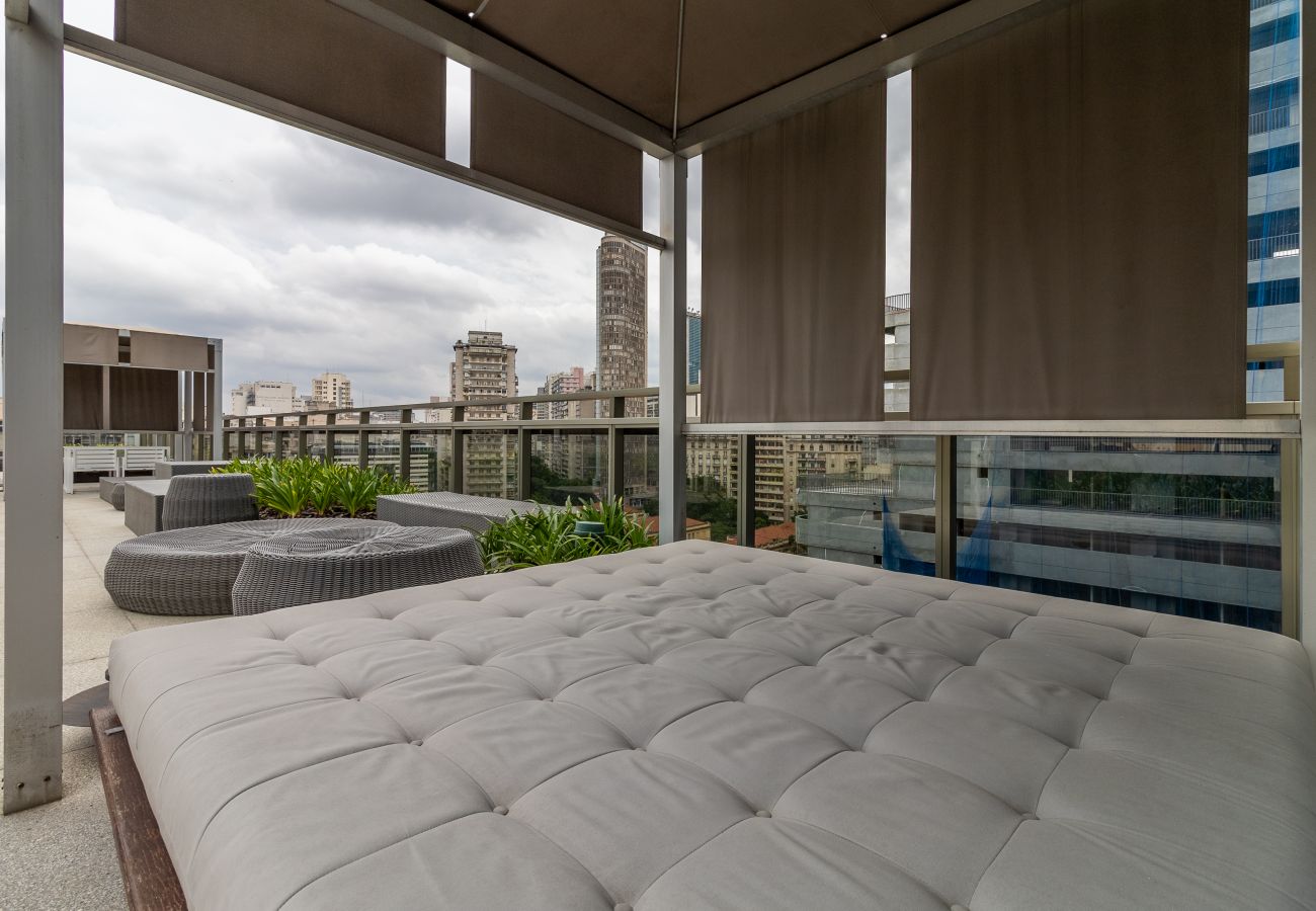 Studio in São Paulo - REP1203 - New Studio 50mts From Subway With Amazing View Studio in São Paulo - REP1203 - New Studio 50mts From Subway With Amazing View