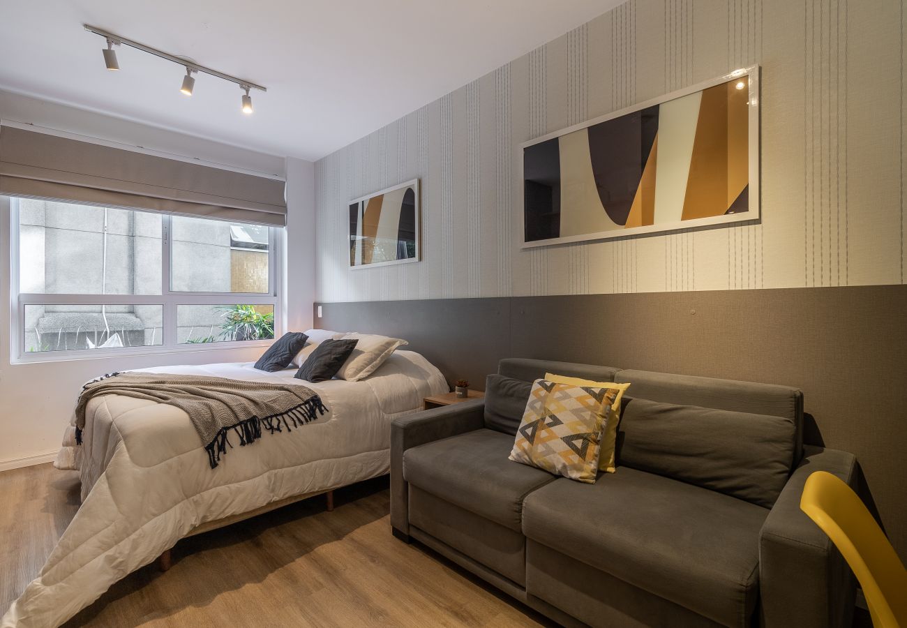 Studio in São Paulo - AV0111 - Charming with AC near subway Studio in São Paulo - AV0111 - Charming with AC near subway