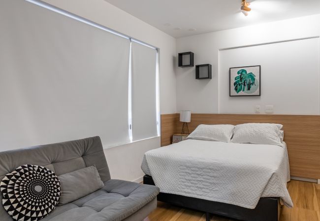 Studio in São Paulo -  SSAOLUIZ419  - Charming on AV São Luiz next to the subway with swimming pool Studio in São Paulo -  SSAOLUIZ419  - Charming on AV São Luiz next to the subway with swimming pool