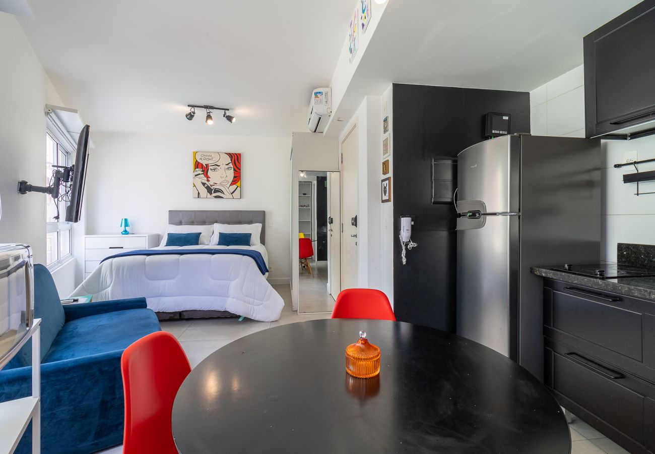 Studio in São Paulo - AV0606 Complete Studio on Avanhandava Street Studio in São Paulo - AV0606 Complete Studio on Avanhandava Street