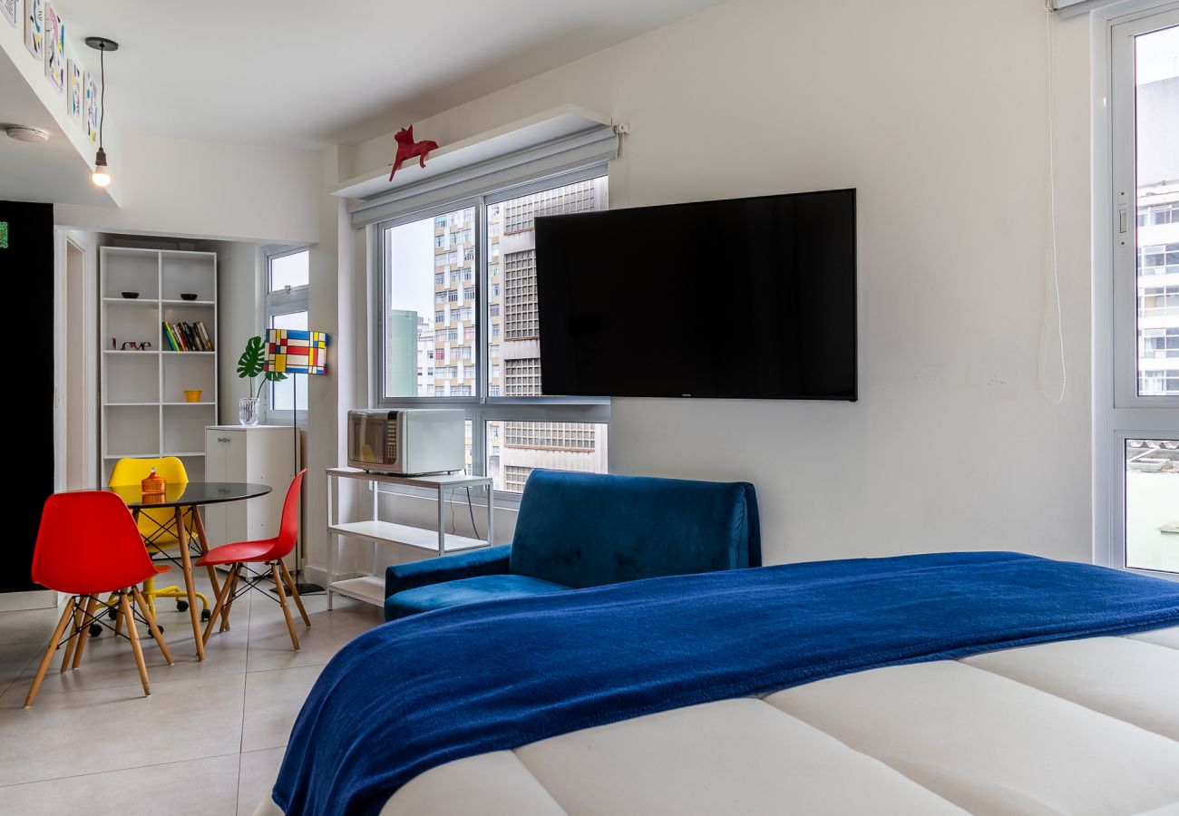 Studio in São Paulo - AV0606 Complete Studio on Avanhandava Street Studio in São Paulo - AV0606 Complete Studio on Avanhandava Street