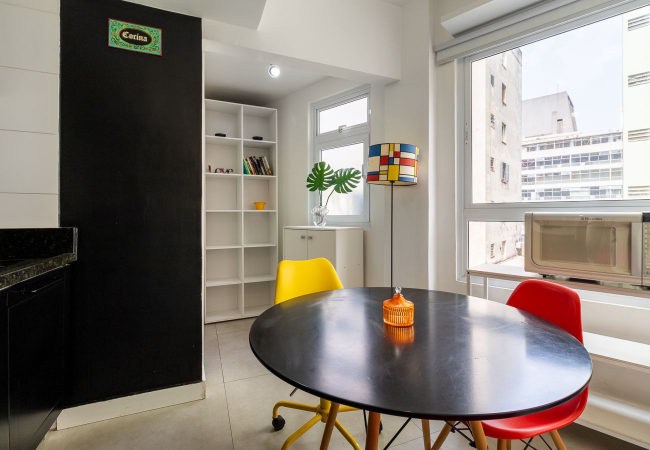 Studio in São Paulo - AV0606 Complete Studio on Avanhandava Street Studio in São Paulo - AV0606 Complete Studio on Avanhandava Street