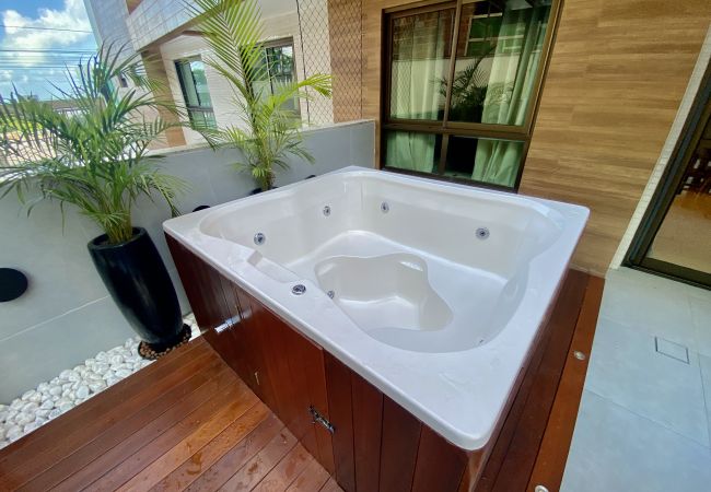 Apartment in João Pessoa - Luxor Paulo Miranda | Apto c/ JACUZZI,Térreo,Wi-Fi   Apartment in João Pessoa - Luxor Paulo Miranda | Apto c/ JACUZZI,Térreo,Wi-Fi