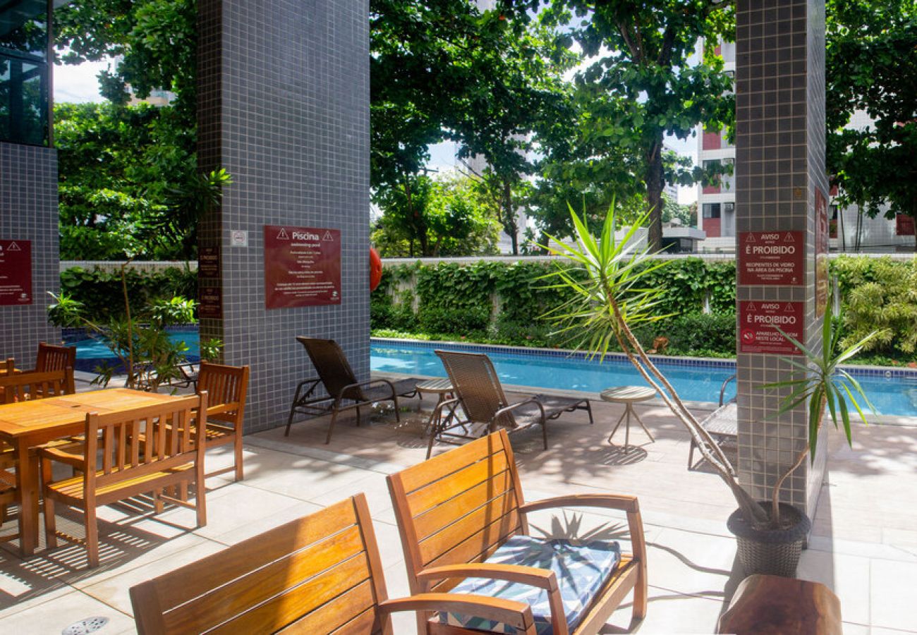 Apartment in Recife - Apart-hotel c Wi-Fi próx à Praia de Boa Viagem/PE Apartment in Recife - Apart-hotel c Wi-Fi próx à Praia de Boa Viagem/PE