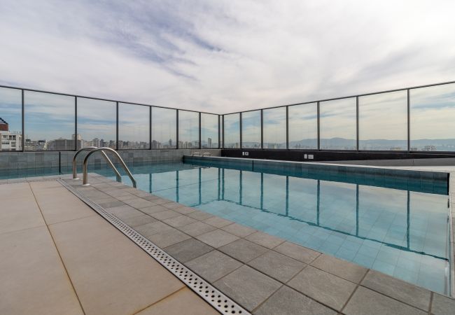 Studio in São Paulo - BENTO304 Complete Studio w/ Pool and Gym Studio in São Paulo - BENTO304 Complete Studio w/ Pool and Gym