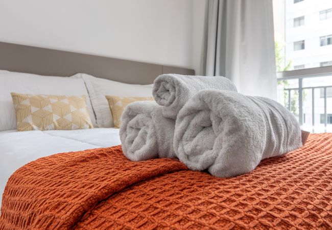 Studio in São Paulo - BENTO304 Complete Studio w/ Pool and Gym Studio in São Paulo - BENTO304 Complete Studio w/ Pool and Gym