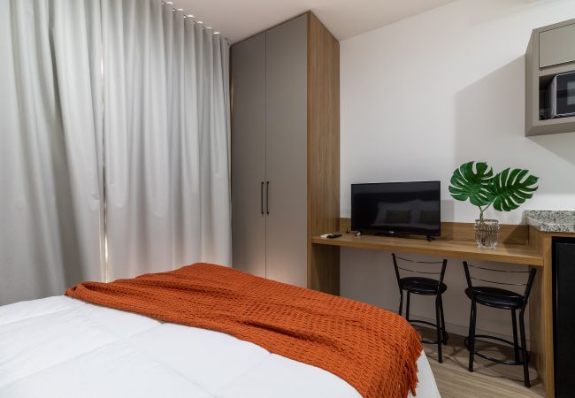 Studio in São Paulo - BENTO304 Complete Studio w/ Pool and Gym Studio in São Paulo - BENTO304 Complete Studio w/ Pool and Gym