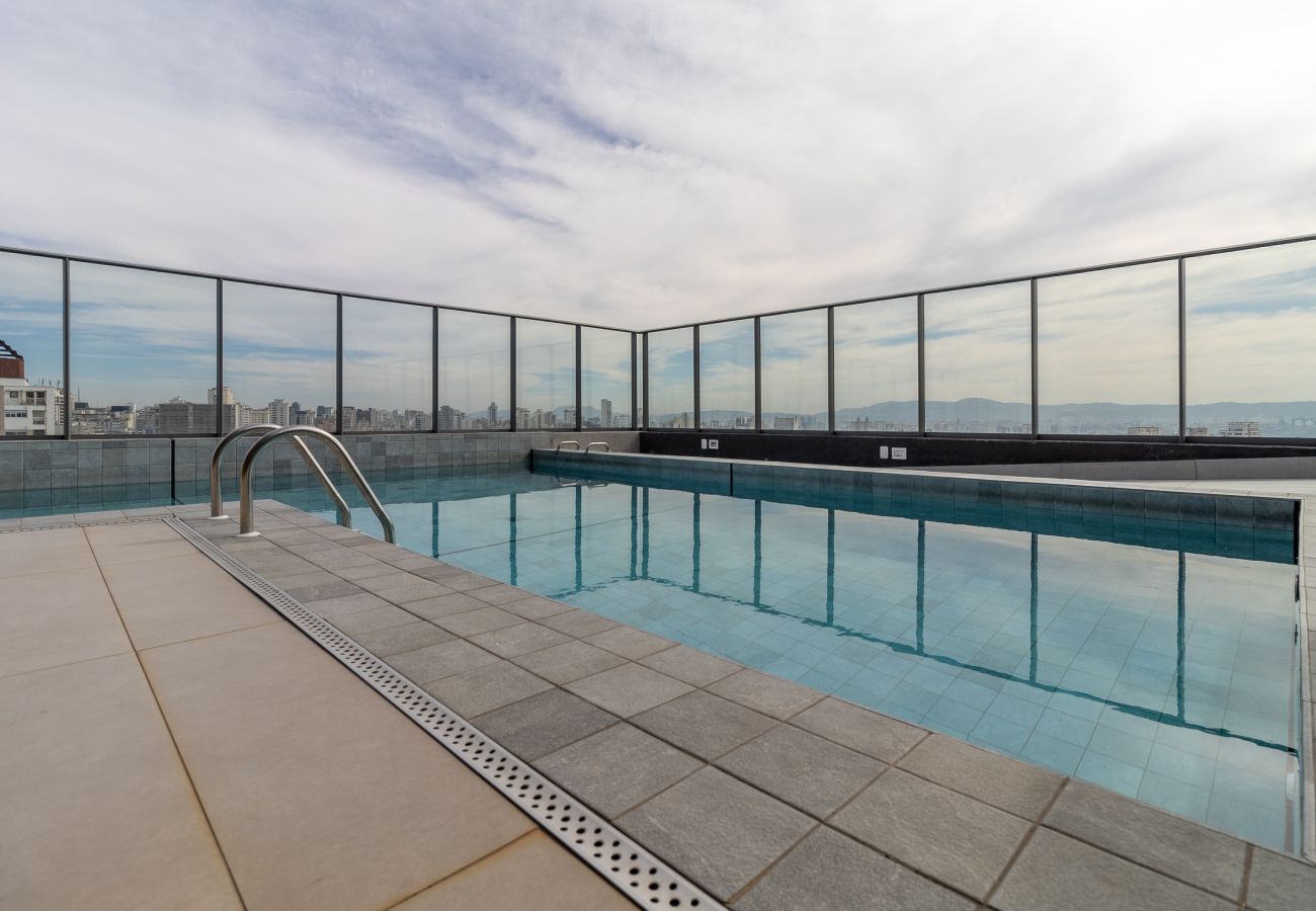 Studio in São Paulo - BENTO304 Complete Studio w/ Pool and Gym Studio in São Paulo - BENTO304 Complete Studio w/ Pool and Gym