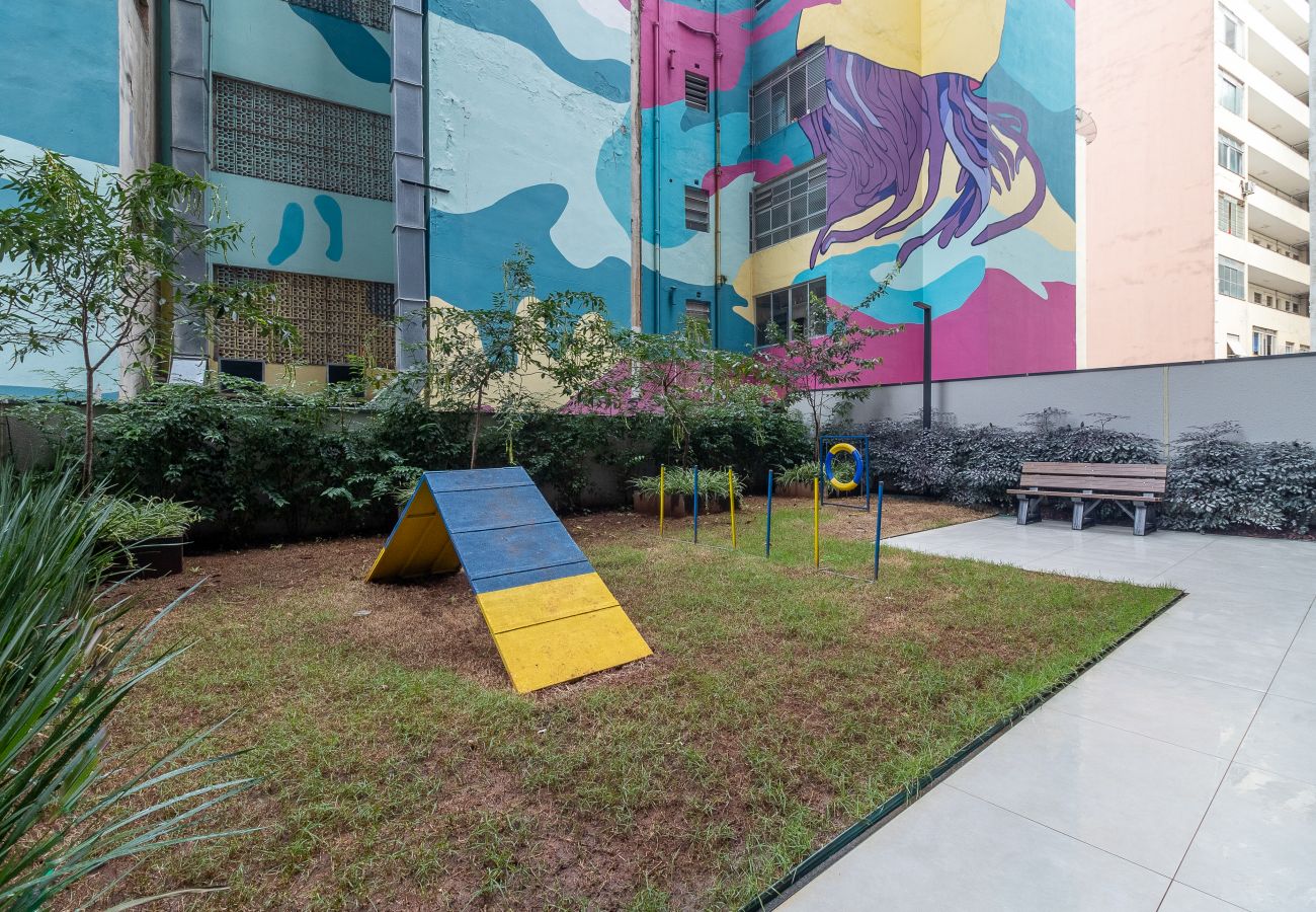 Studio in São Paulo - BENTO304 Complete Studio w/ Pool and Gym Studio in São Paulo - BENTO304 Complete Studio w/ Pool and Gym