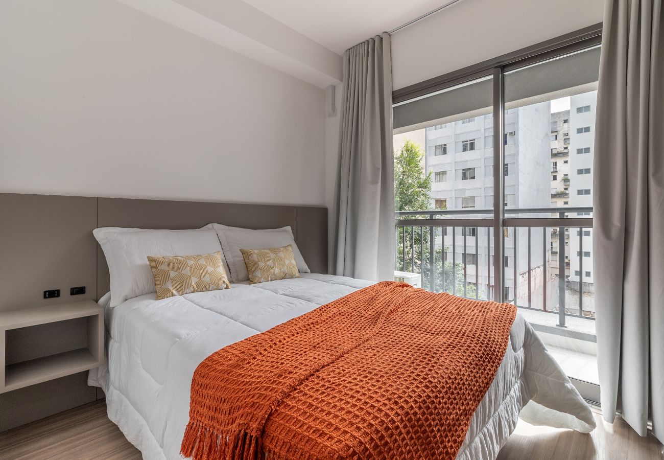 Studio in São Paulo - BENTO304 Complete Studio w/ Pool and Gym Studio in São Paulo - BENTO304 Complete Studio w/ Pool and Gym