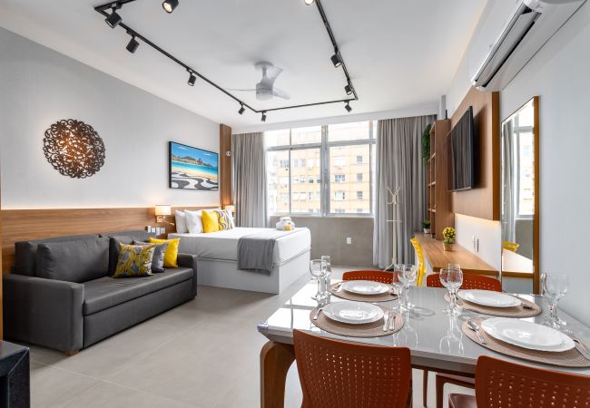 Studio in Rio de Janeiro - 3 minutes from Copacabana beach | NSC904 Studio in Rio de Janeiro - 3 minutes from Copacabana beach | NSC904