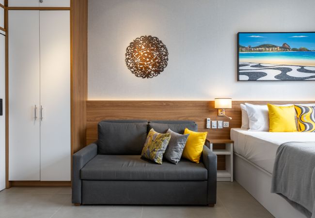 Studio in Rio de Janeiro - 3 minutes from Copacabana beach | NSC904 Studio in Rio de Janeiro - 3 minutes from Copacabana beach | NSC904