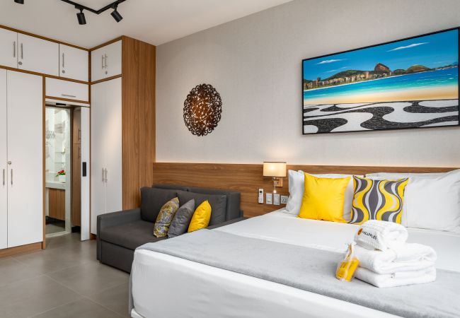 Studio in Rio de Janeiro - 3 minutes from Copacabana beach | NSC904 Studio in Rio de Janeiro - 3 minutes from Copacabana beach | NSC904