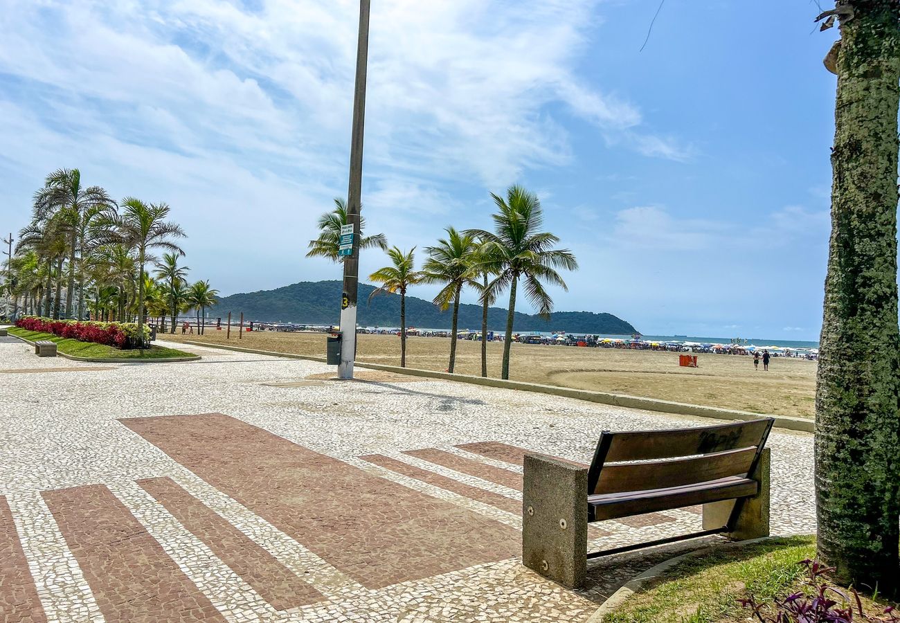 Apartment in Praia Grande - Lindo apto c vista à beira mar em Praia Grande/SP