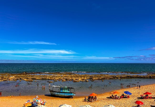  in Camaçari - Kitnet beira mar com WiFi em Arembepe, Camaçari/BA