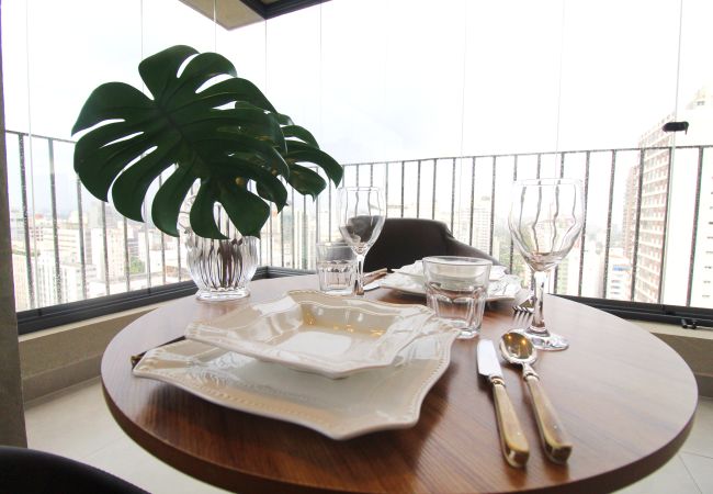 Studio in São Paulo - Apto nos Jardins com Ar/Wifi/Piscina Studio in São Paulo - Apto nos Jardins com Ar/Wifi/Piscina