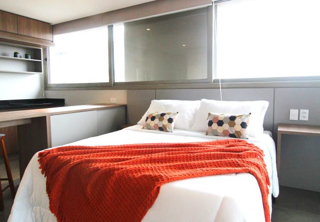 Studio in São Paulo - Apto nos Jardins com Ar/Wifi/Piscina Studio in São Paulo - Apto nos Jardins com Ar/Wifi/Piscina