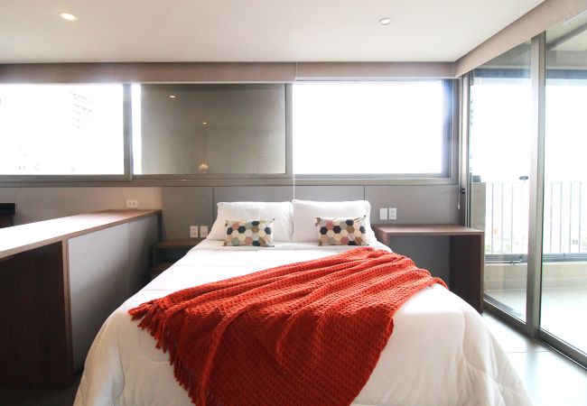 Studio in São Paulo - Apto nos Jardins com Ar/Wifi/Piscina Studio in São Paulo - Apto nos Jardins com Ar/Wifi/Piscina