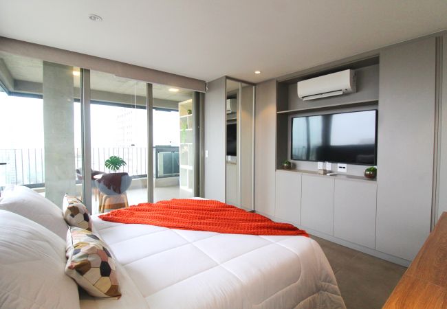 Studio in São Paulo - Apto nos Jardins com Ar/Wifi/Piscina Studio in São Paulo - Apto nos Jardins com Ar/Wifi/Piscina