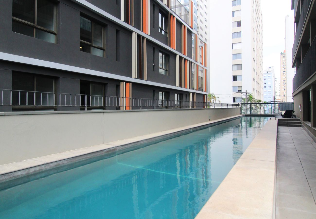 Studio in São Paulo - Apto nos Jardins com Ar/Wifi/Piscina Studio in São Paulo - Apto nos Jardins com Ar/Wifi/Piscina