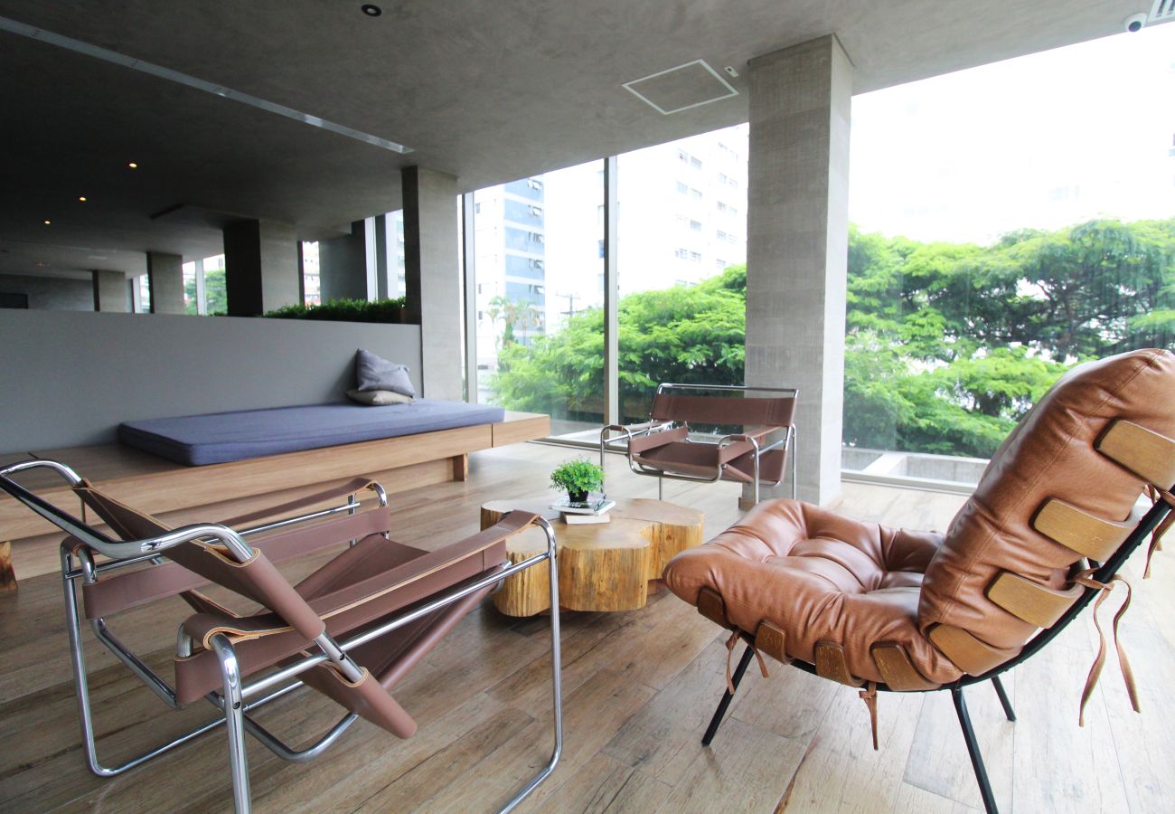 Studio in São Paulo - Apto nos Jardins com Ar/Wifi/Piscina Studio in São Paulo - Apto nos Jardins com Ar/Wifi/Piscina