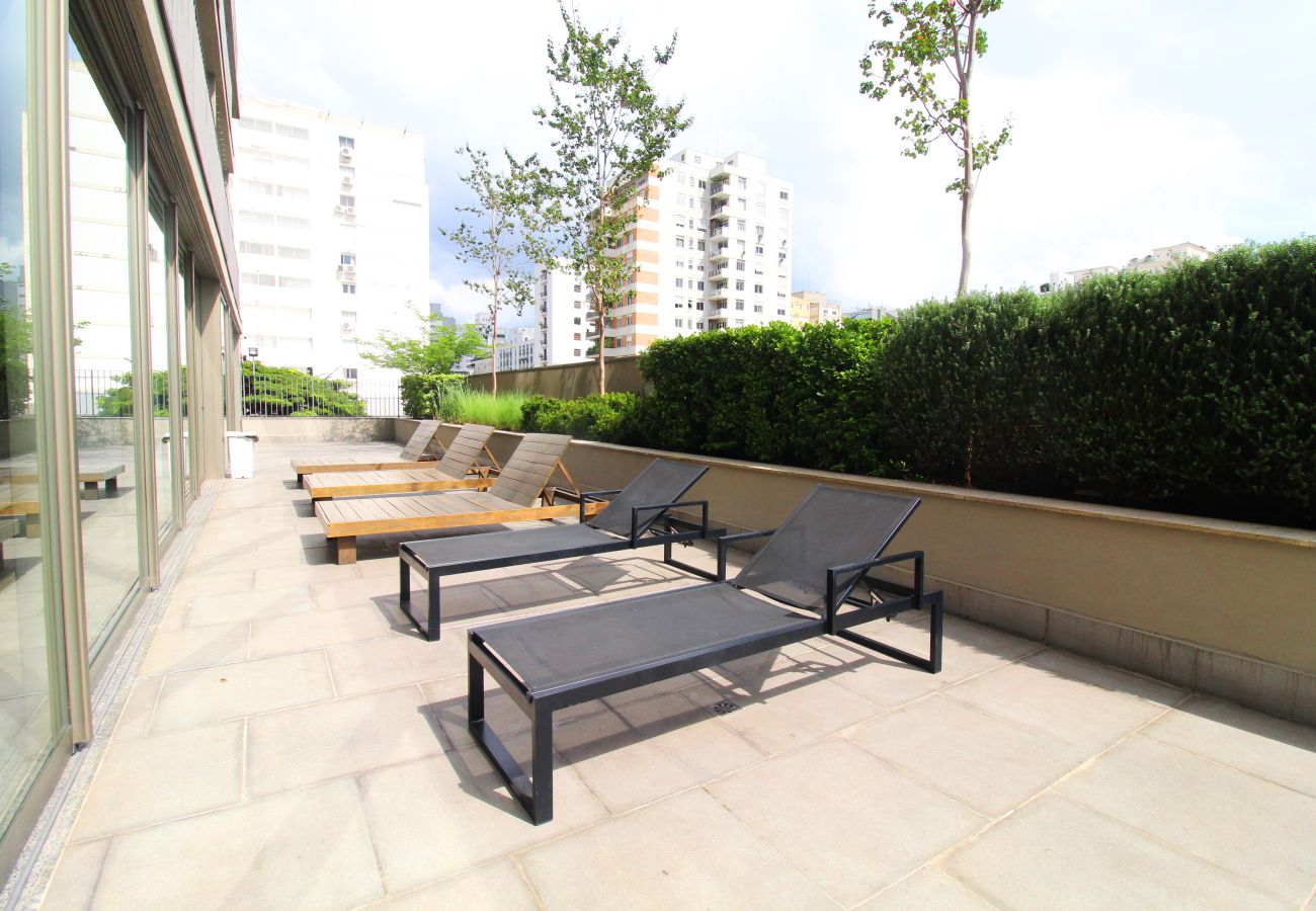 Studio in São Paulo - Apto nos Jardins com Ar/Wifi/Piscina Studio in São Paulo - Apto nos Jardins com Ar/Wifi/Piscina