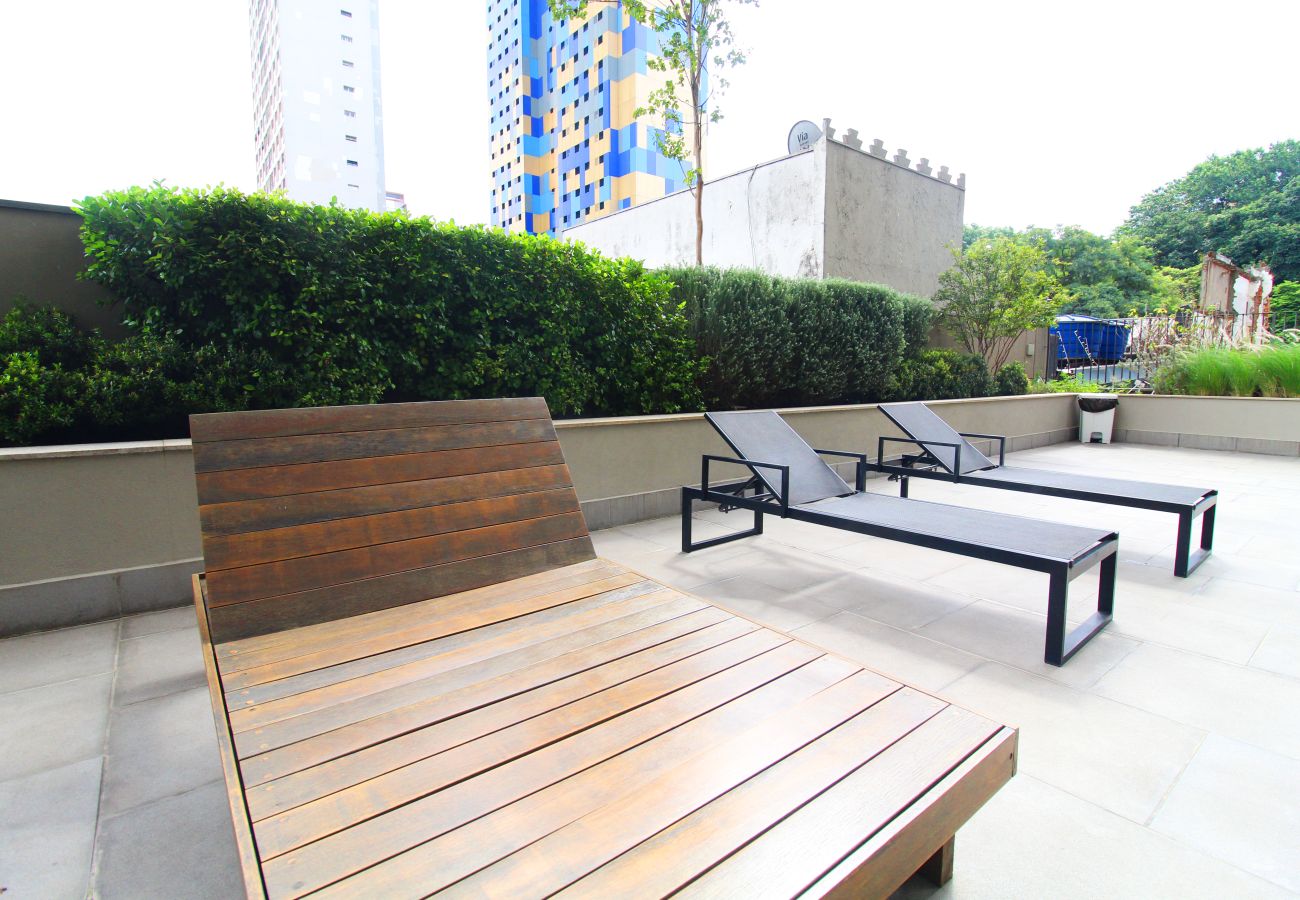 Studio in São Paulo - Apto nos Jardins com Ar/Wifi/Piscina Studio in São Paulo - Apto nos Jardins com Ar/Wifi/Piscina