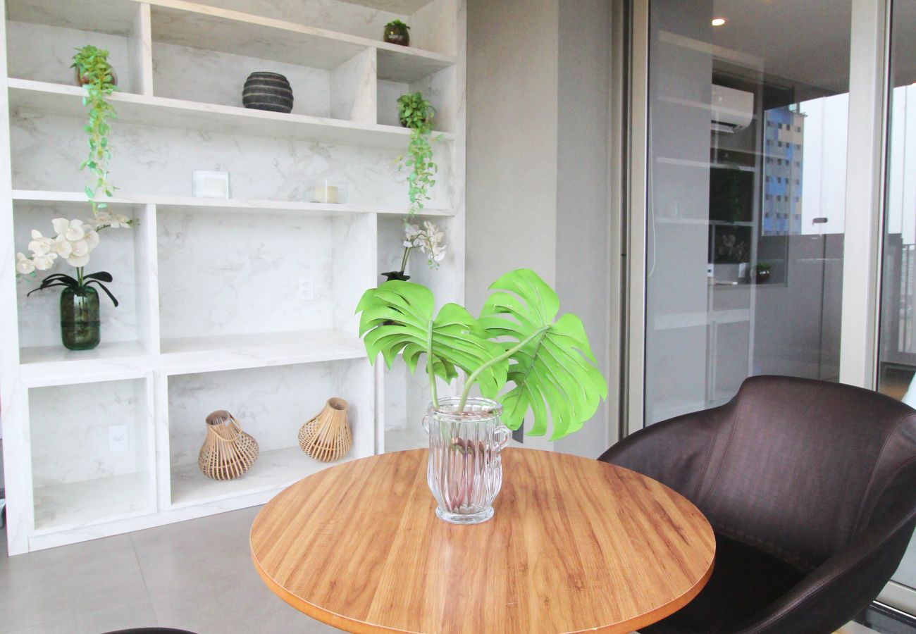 Studio in São Paulo - Apto nos Jardins com Ar/Wifi/Piscina Studio in São Paulo - Apto nos Jardins com Ar/Wifi/Piscina