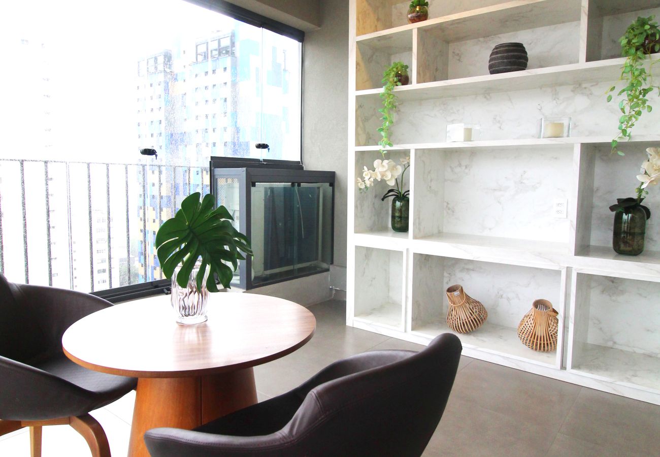 Studio in São Paulo - Apto nos Jardins com Ar/Wifi/Piscina Studio in São Paulo - Apto nos Jardins com Ar/Wifi/Piscina