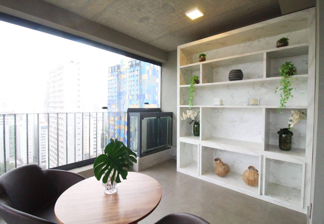 Studio in São Paulo - Apto nos Jardins com Ar/Wifi/Piscina Studio in São Paulo - Apto nos Jardins com Ar/Wifi/Piscina