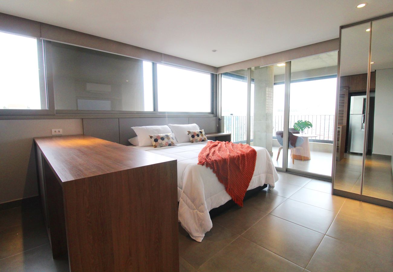 Studio in São Paulo - Apto nos Jardins com Ar/Wifi/Piscina Studio in São Paulo - Apto nos Jardins com Ar/Wifi/Piscina