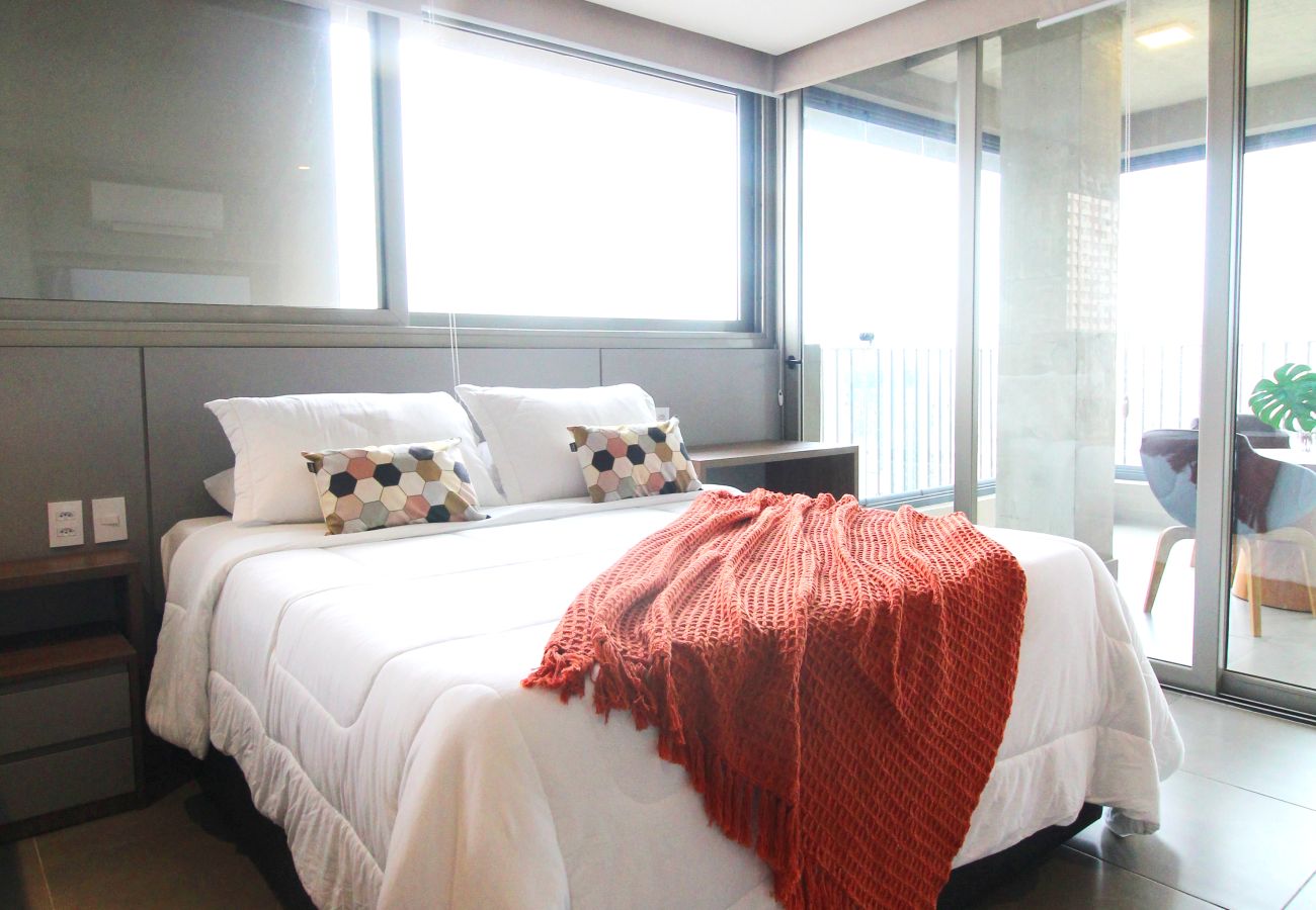 Studio in São Paulo - Apto nos Jardins com Ar/Wifi/Piscina Studio in São Paulo - Apto nos Jardins com Ar/Wifi/Piscina