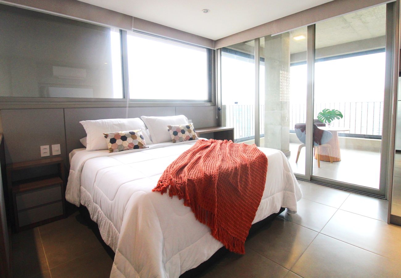 Studio in São Paulo - Apto nos Jardins com Ar/Wifi/Piscina Studio in São Paulo - Apto nos Jardins com Ar/Wifi/Piscina