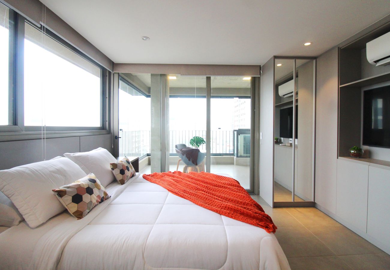 Studio in São Paulo - Apto nos Jardins com Ar/Wifi/Piscina Studio in São Paulo - Apto nos Jardins com Ar/Wifi/Piscina